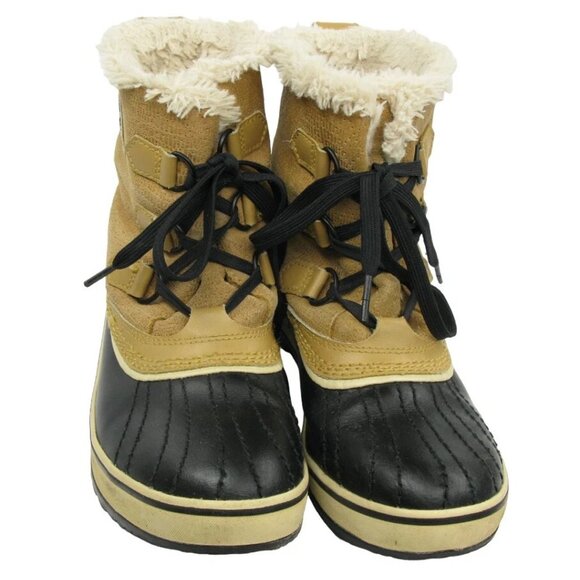 Sorel NL1631-280 Tivoli Leather Beige Insulated Waterproof Snow Boots Women's 7 - Picture 12 of 12